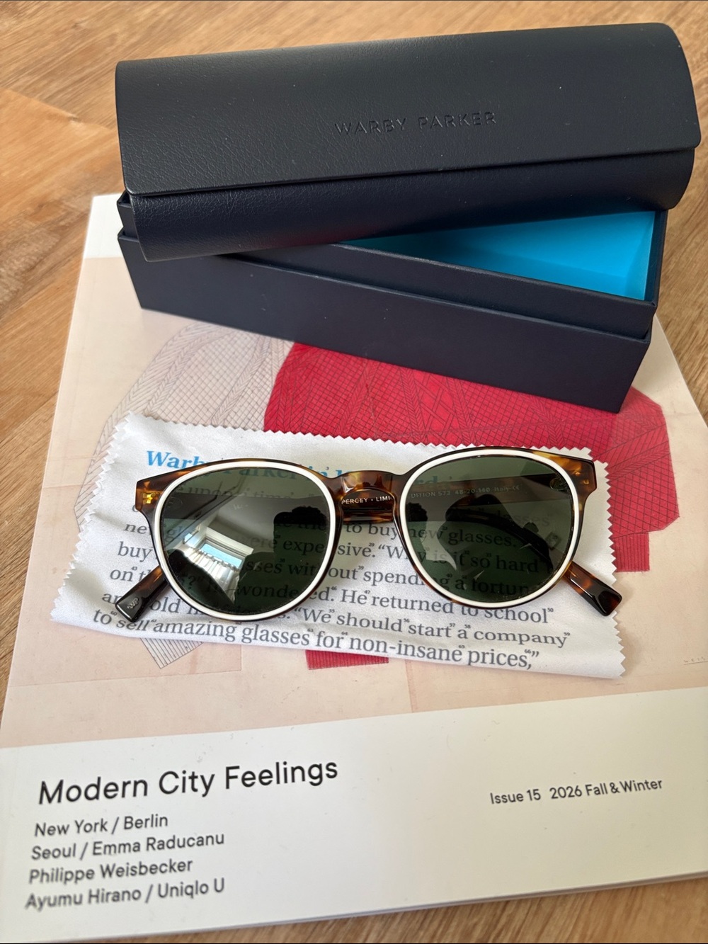 Warby Parker Unisex Percey Limited Edition 572 sunglasses
